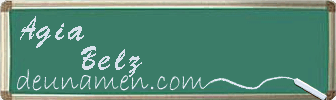 Agia Belz Visitenkarte